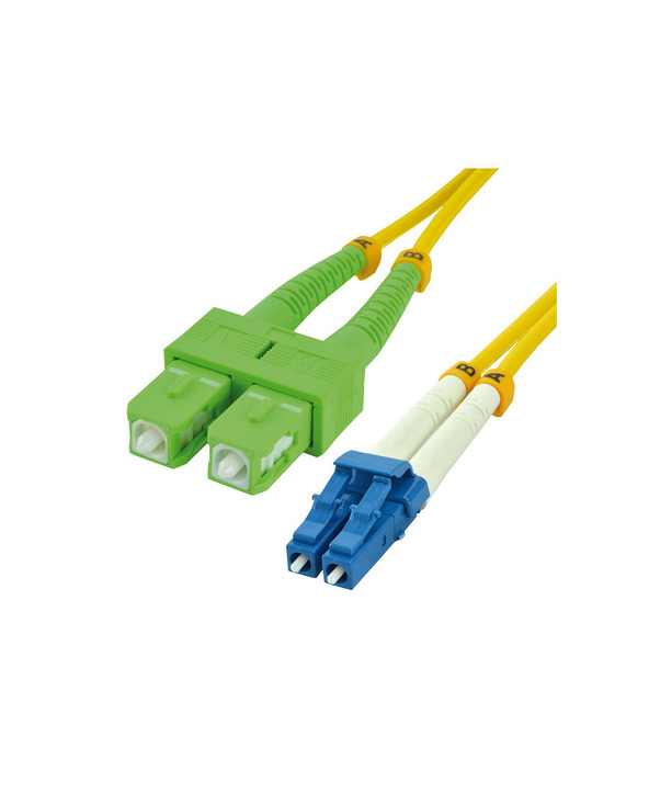MCL FJOS2/SCA-LC-20M câble de fibre optique SCAPC OS2 Jaune