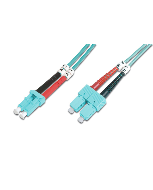 Digitus Câble de brassage multimode OM 3 à fibre optique, LC / SC