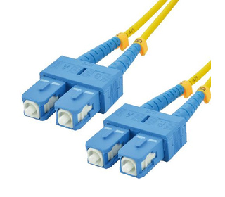 MCL FOS2/SCSC-2M câble de fibre optique SC OS2 Jaune