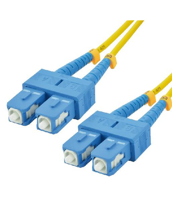 MCL FOS2/SCSC-2M câble de fibre optique SC OS2 Jaune