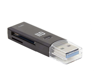 D2 Diffusion D2LECSDUSB3 lecteur de carte mémoire USB 3.2 Gen 1 (3.1 Gen 1) Noir