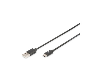 Digitus Câble de raccordement USB Type-C, Type-C vers A