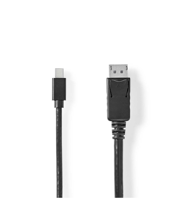 Nedis CCGP37404BK20 câble DisplayPort 2 m Mini DisplayPort Noir