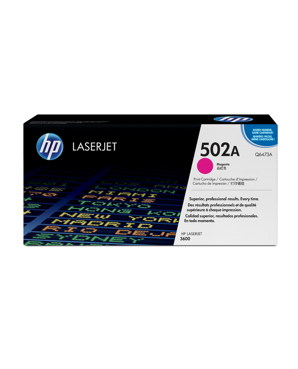 HP 502A toner LaserJet magenta authentique