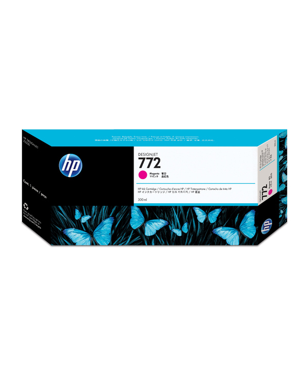 HP 772 cartouche d'encre DesignJet magenta, 300 ml