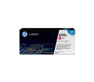 HP 650A toner LaserJet magenta authentique