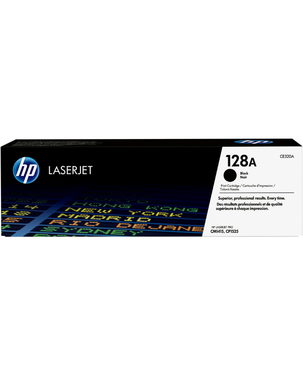 HP 128A toner LaserJet noir authentique