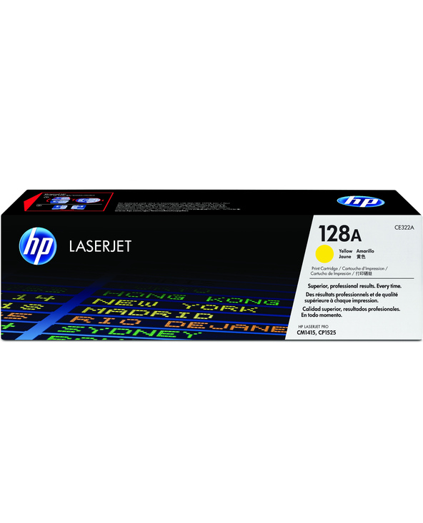 HP 128A toner LaserJet jaune authentique