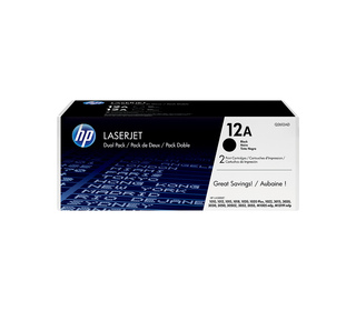 HP 12A pack de 2 toners LaserJet noir authentiques