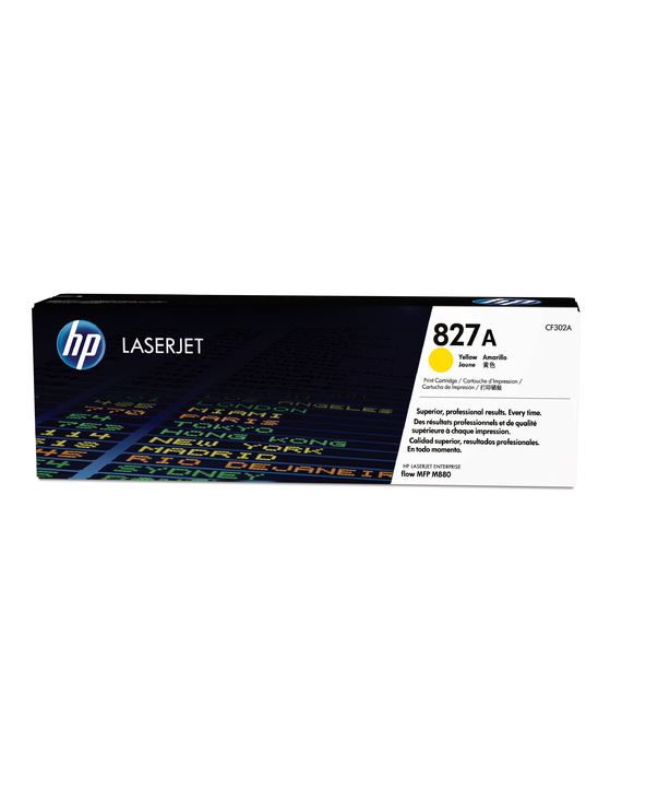 HP 827A toner LaserJet jaune authentique