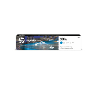 HP 981A cartouche PageWide Cyan authentique