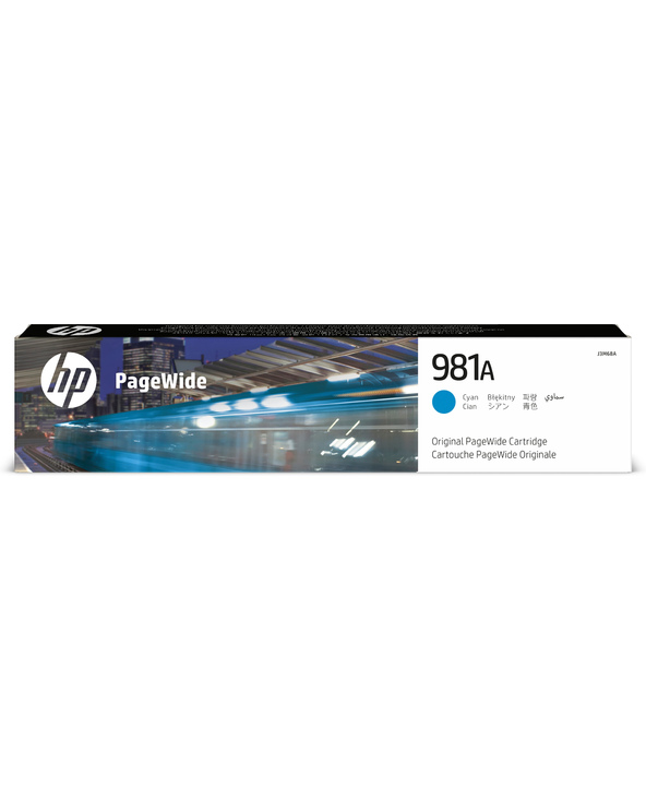 HP 981A cartouche PageWide Cyan authentique