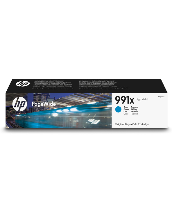 HP Cartouche d’encre cyan PageWide 991X grande capacité authentique