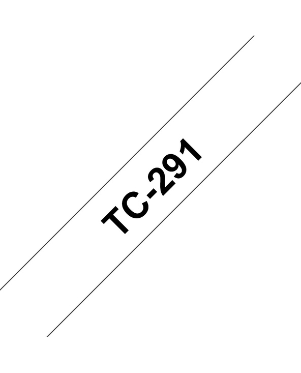 Brother TC-291 ruban d'étiquette Noir sur blanc