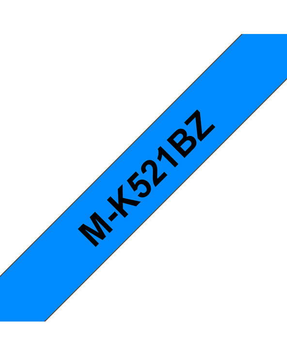 Brother M-K521B ruban d'étiquette Noir sur bleu