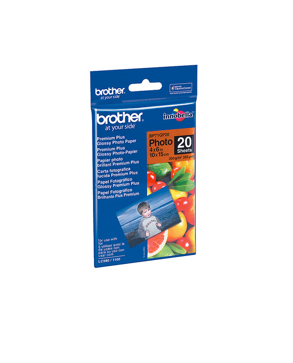 Brother BP-71GP20 papier photos Blanc