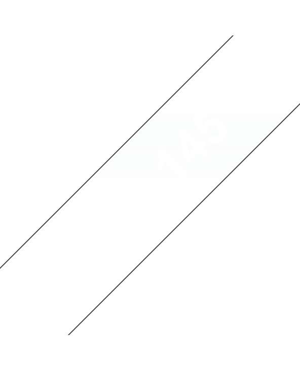 Brother TZE-145 ruban d'étiquette Blanc sur transparent