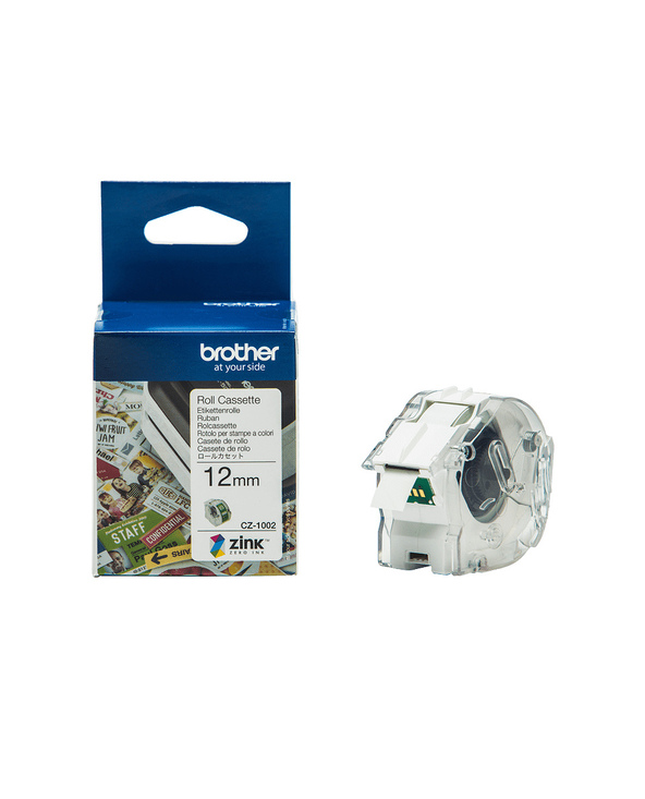 Brother CZ-1002 - Ruban d'étiquettes tout-en-couleur 12 mm de large