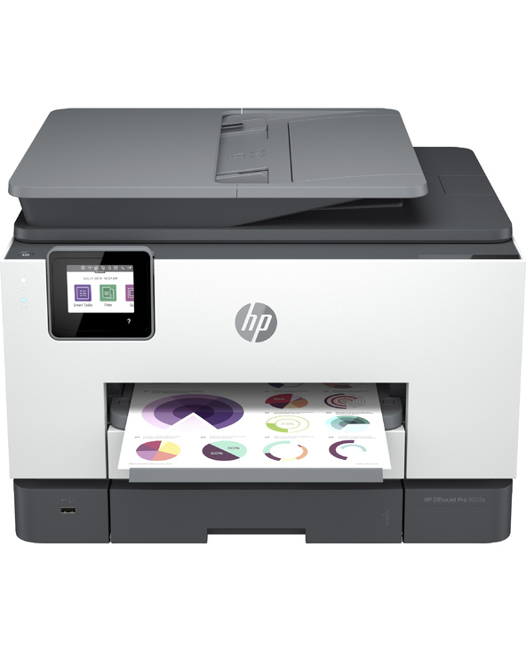 HP OfficeJet Pro Imprimante Tout-en-un HP 9022e, Couleur, Imprimante pour Petit bureau, Impression, copie, scan, fax, HP+ Éligib