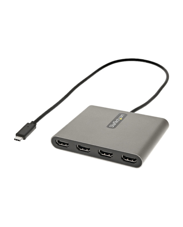 StarTech.com Adaptateur USB C vers 4 HDMI - Carte Vidéo & Graphique Externe - Convertisseur USB Type-C vers Quadruple Écran HDMI