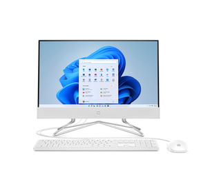 HP ALL-IN-ONE 22-DD0157NF BUNDLE PC 21.5" CELERON 8 Blanc 512 Go