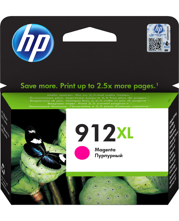 HP 912XL Cartouche d'encre magenta authentique, grande capacité