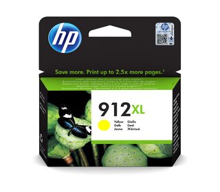 HP 912XL Cartouche d'encre jaune authentique, grande capacité