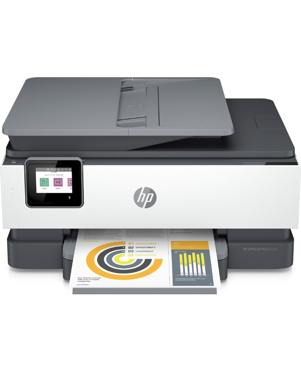 HP OfficeJet Pro Imprimante Tout-en-un HP 8024e, Couleur, Imprimante pour Domicile, Impression, copie, scan, fax, HP+ Éligibilit