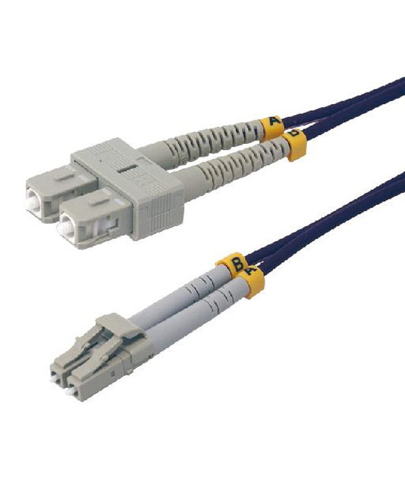 MCL FOM4/SCLC-2M câble de fibre optique SC LC OM4 Bleu
