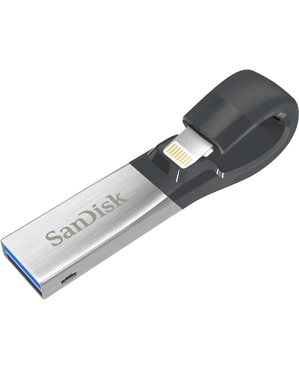 SanDisk iXpand lecteur USB flash 64 Go USB Type-A / Lightning 3.2 Gen 1 (3.1 Gen 1) Noir, Argent