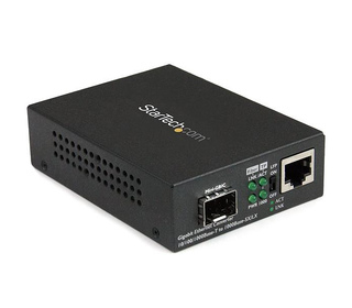 StarTech.com Convertisseur de média Gigabit Ethernet fibre optique avec slot SFP ouvert