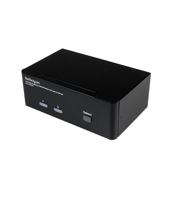 StarTech.com Commutateur KVM 2 Ports DisplayPort, USB et Audio - Switch KVM - 2560x1600
