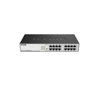 D-Link DGS-1016D commutateur réseau Non-géré Gigabit Ethernet (10/100/1000) 1U Noir, Argent