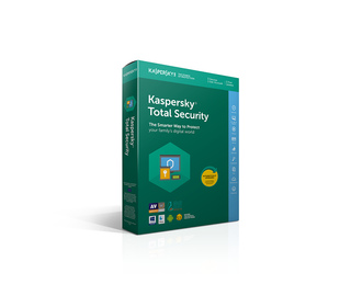Kaspersky Total Security 2018, 2U, 1Y Sécurité antivirus 2 licence(s) 1 année(s)