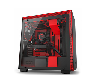 NZXT H700i Midi Tower Noir, Rouge
