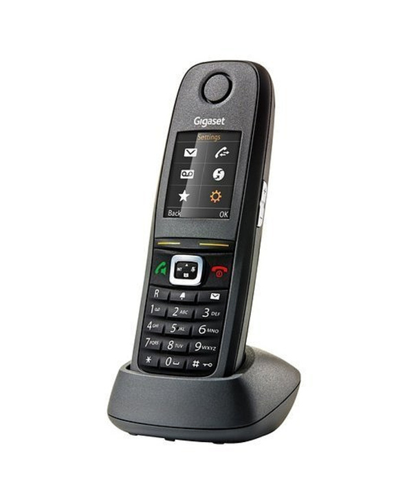 Gigaset R650H Pro Téléphone DECT Identification de l'appelant Noir
