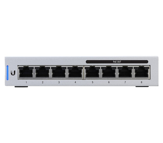 Ubiquiti UniFi Switch 8 Géré Gigabit Ethernet (10/100/1000) Connexion Ethernet, supportant l'alimentation via ce port (PoE) Gris