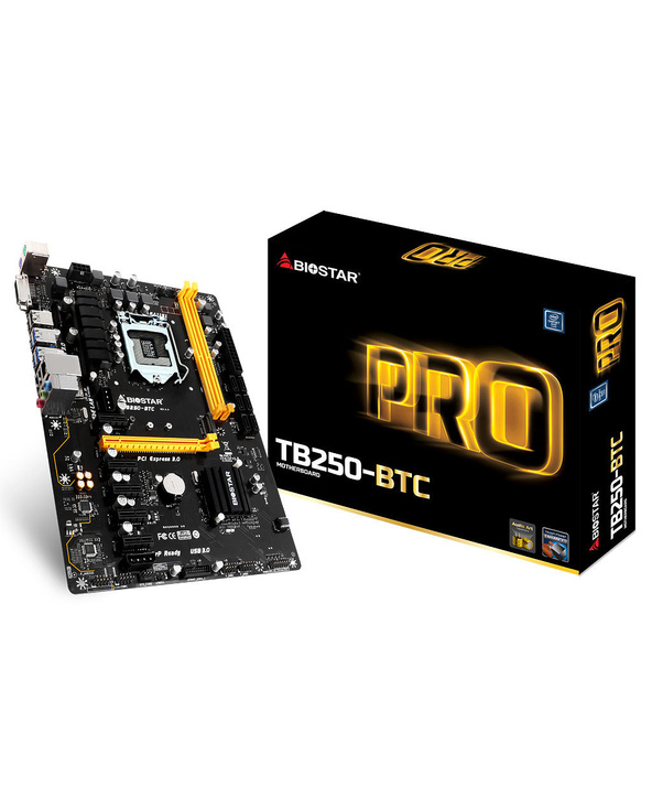 Biostar TB250-BTC carte mère Intel B250 LGA 1151 (Emplacement H4) ATX