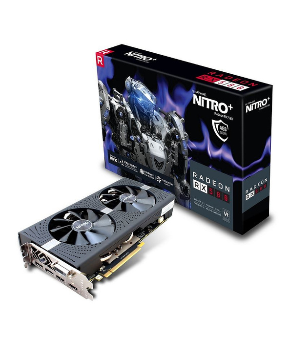 Sapphire 11265-31-20G carte graphique AMD Radeon RX 580 4 Go GDDR5