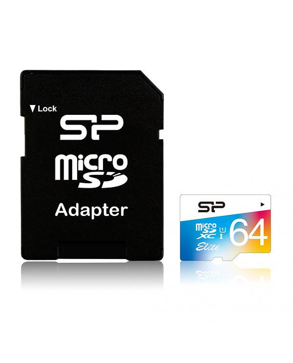 Silicon Power Elite 64 Go MicroSDXC UHS-I Classe 10