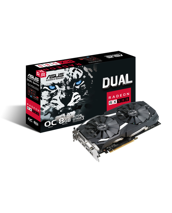 ASUS DUAL-RX580-O8G AMD Radeon RX 580 8 Go GDDR5