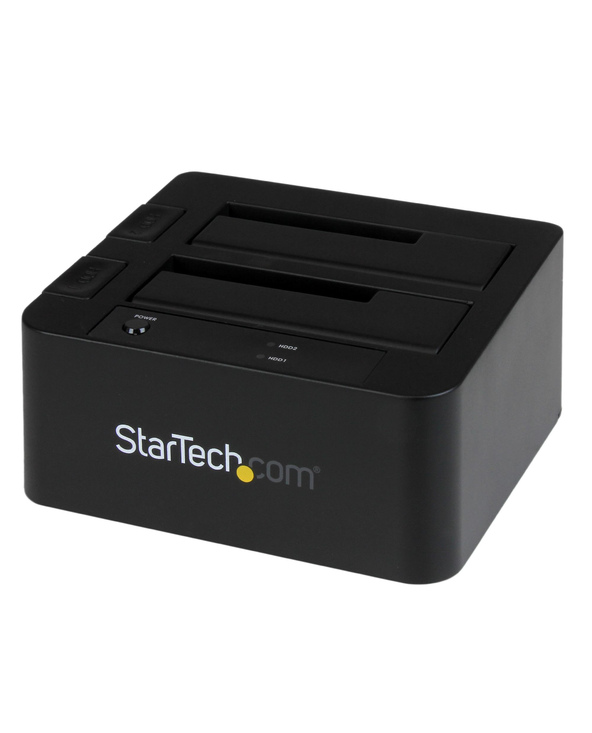 StarTech.com Station d'accueil USB 3.0 / eSATA pour 2 disques durs SATA III de 2,5 / 3,5 - Dock HDD / SSD avec UASP