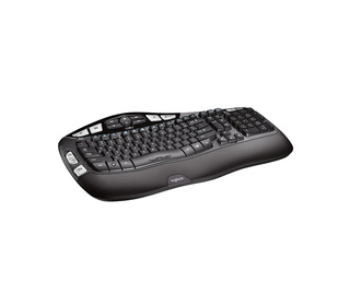 Logitech Wireless Keyboard K350 clavier RF sans fil AZERTY Français Noir