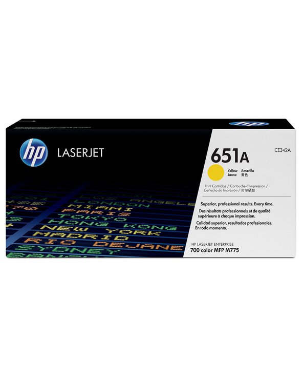 HP 651A toner LaserJet jaune authentique