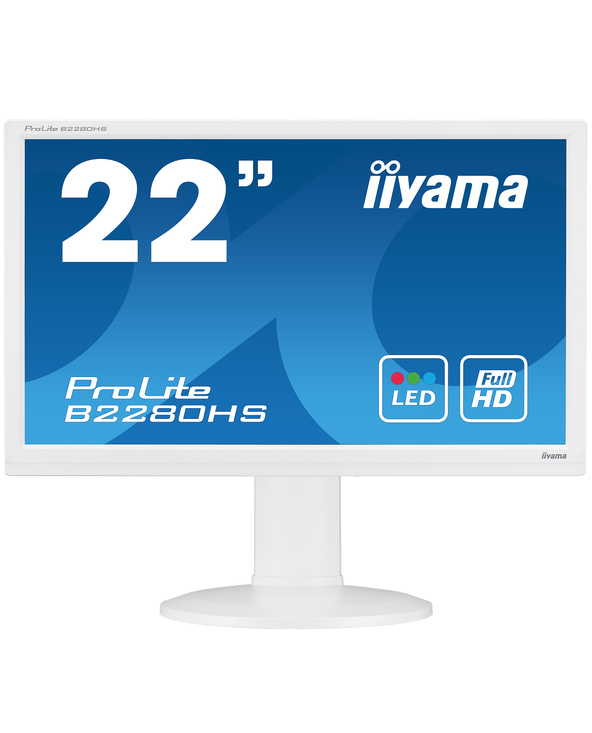 iiyama ProLite B2280HS-W1 21.5" LED Full HD 5 ms Blanc