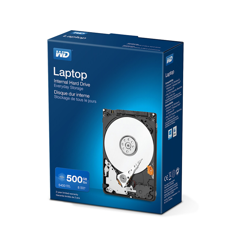 Western Digital Laptop Everyday 2.5" 500 Go Série ATA II
