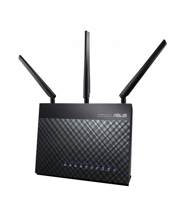 ASUS DSL-AC68U routeur sans fil Gigabit Ethernet Bi-bande (2,4 GHz / 5 GHz) Noir