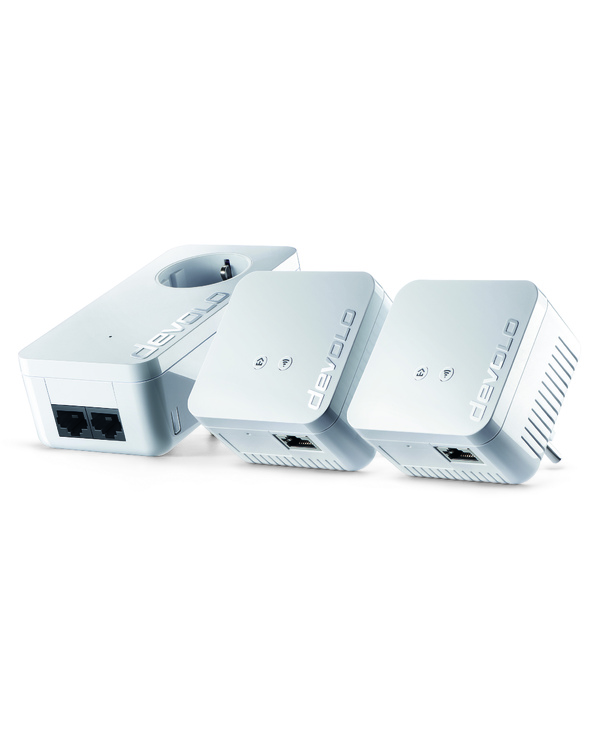 Devolo dLAN 550 WiFi Starter Kit CPL 500 Mbit/s Ethernet/LAN Blanc 3 pièce(s)