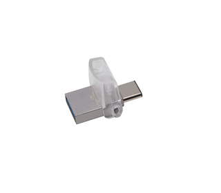 Kingston Technology DataTraveler microDuo 3C 128GB lecteur USB flash 128 Go USB Type-A / USB Type-C 3.2 Gen 1 (3.1 Gen 1) Argent