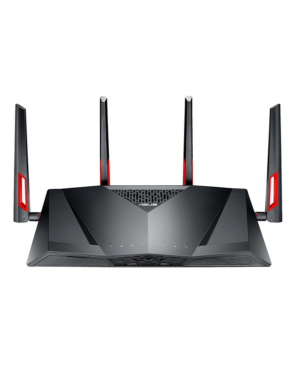 ASUS DSL-AC88U routeur sans fil Gigabit Ethernet Bi-bande (2,4 GHz / 5 GHz) Noir, Rouge